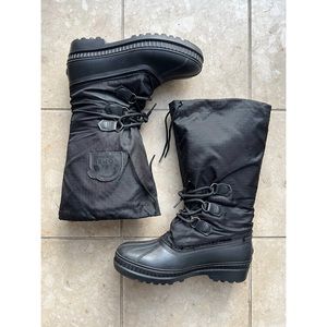 Sorel Glacier Black  -100F Heavy Winter Duck Boot